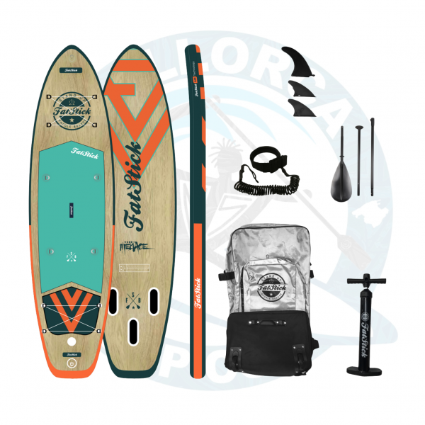 Fatstick Wooden Menace 11'2 Inflatable SUP Package - Image 2